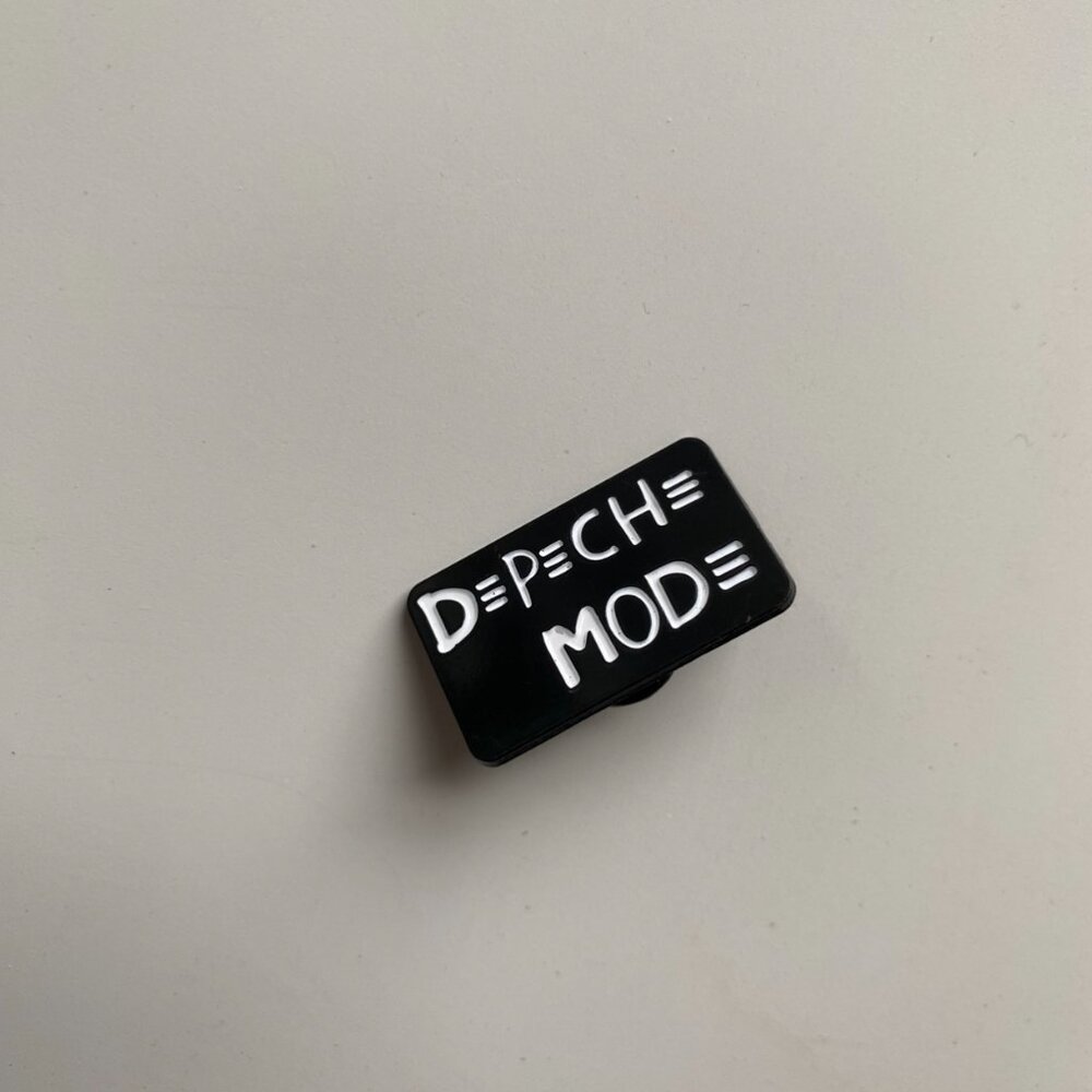 Depeche Mode Enamel Pin Punk Rock Band Grunge Emo Goth 80s Synthpop Memento Mori - Picture 5 of 9